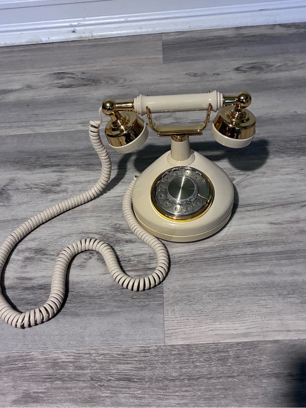 Western Electric Cream French/Continental Style Rotary Princess Telephone